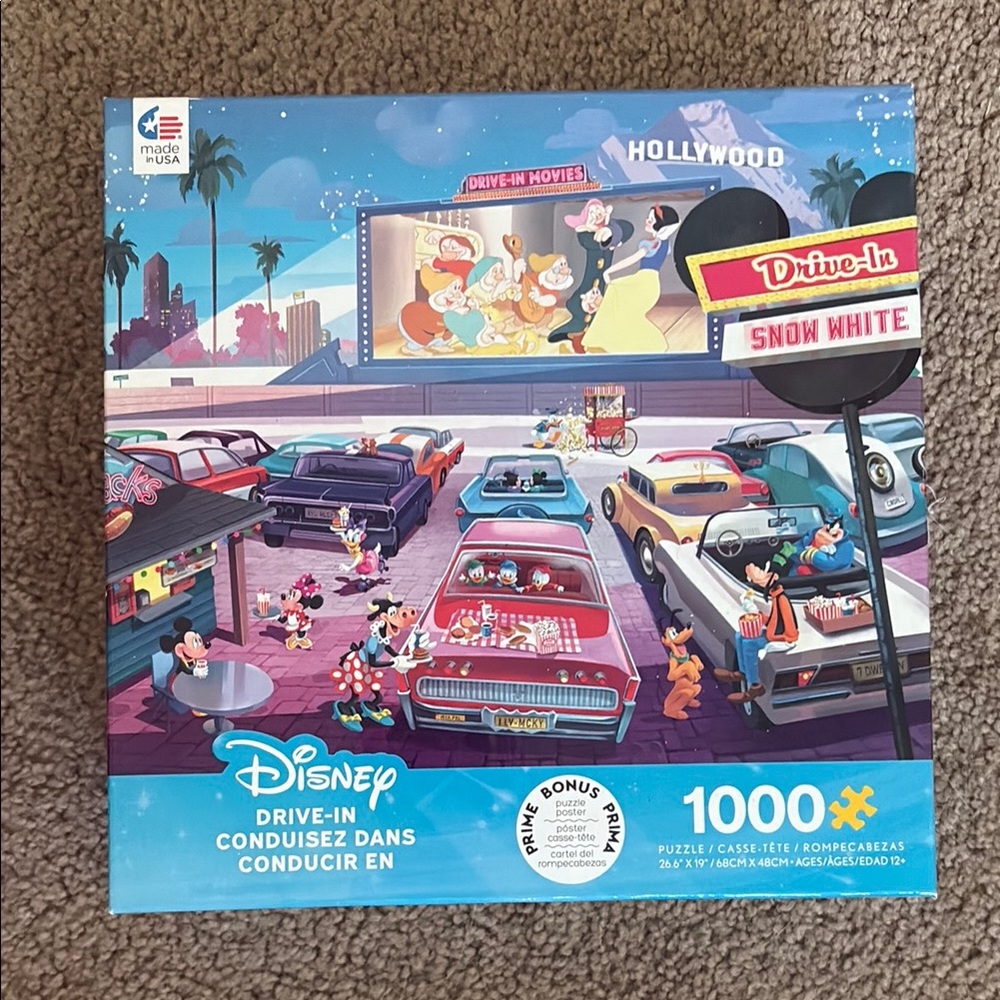 Disney Drive-In Puzzle - 1000 Pieces‎
